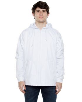 Beimar WB103RB Unisex Nylon Full Zip Hooded Jacket