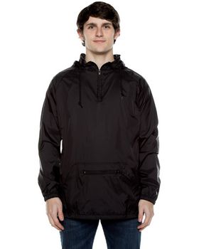 Beimar WB107BG Unisex Nylon Packable Pullover Anorak Jacket