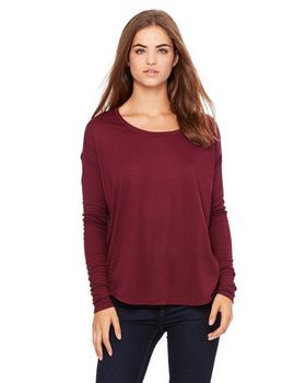 Bella + Canvas 8852 Women's Flowy Long Sleeve T-Shirt