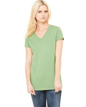 Bella + Canvas B6005 Women's Jersey Short-Sleeve V-Neck T-Shirt