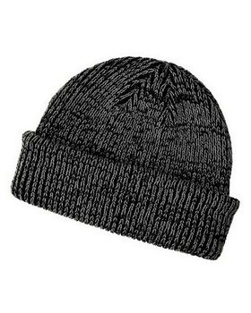 Big Accessories BA524 Ribbed Marled Beanie