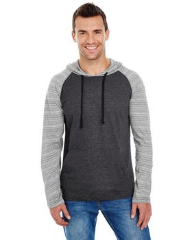 Burnside B8127 Adult Striped Sleeve Raglan Jersey