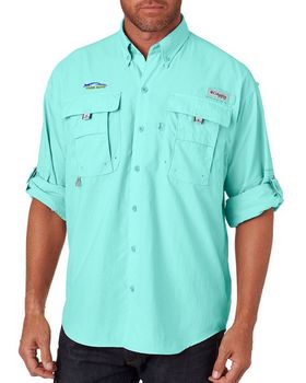  Columbia Men's Standard Bonehead LS Shirt, Gulf Stream