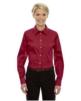 Devon &amp; Jones DG530W Women's Crown Collection Solid Stretch Twill Shirt