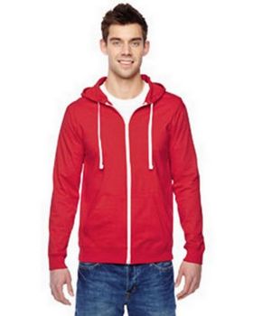 Fruit Of The Loom SF60R Men's 100% Sofspun Cotton Jersey Full Zip Hoodie