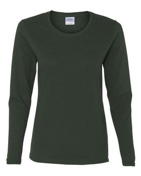 Gildan 5400L Women's Missy Fit Heavy Cotton Fit Long Sleeve T Shirt
