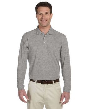 Harriton M265L Men's Easy Blend Long-Sleeve Polo