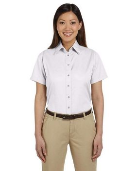 Harriton M500SW Ladies Twill Shirt with Stain-Release