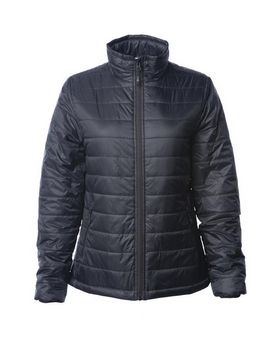 Independent Trading Co. EXP200PFZ Womens Puffer Jacket