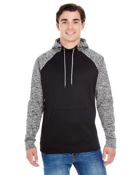 J America JA8612 Adult Colorblock Cosmic Pullover Hood
