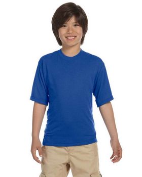 Jerzees 21B Youth 5.3 oz.; 100% Polyester Crew T-Shirt