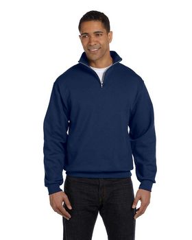 Jerzees 995 Adult NuBlend Quarter-Zip Cadet-Collar Sweatshirt