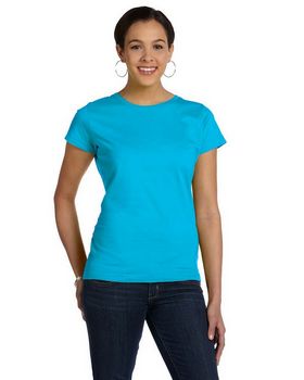 LAT 3516 Women's Fine Jersey Longer Length T-Shirt