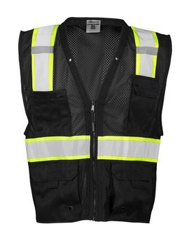 Ml Kishigo B100-103 Enhanced Visibility Multi-Pocket Mesh Vest