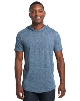 Next Level 2022 Unisex Mock Twist Short Sleeve Hoody T-Shirt