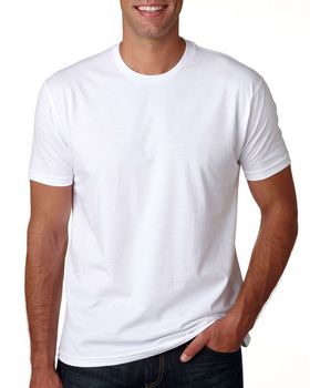 Next Level 3600A Mens Made in USA Cotton Crewneck T-Shirt