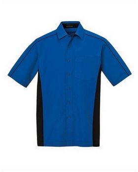 North End 87042 Men's Fuse Color-Block Twill Shirts