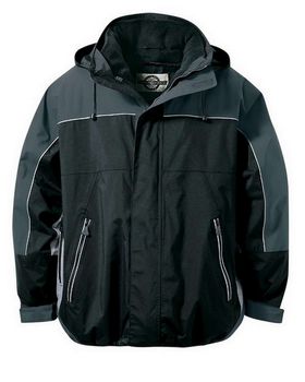 North End 88052 Men's Techno Performancetm 3-In-1 Seam Sealed Mid-Length Jacket