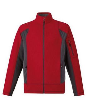 North End 88198 Men's Generate Textured Fleece Jacket