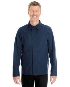 North End NE705 Men's Edge Soft Shell Jacket with Fold-Down Collar