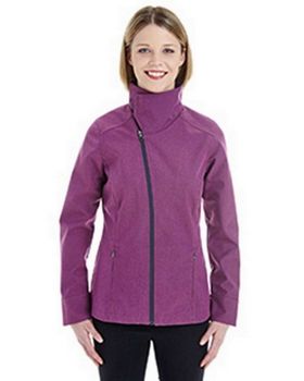 North End NE705W Women's Edge Soft Shell Jacket with Fold-Down Collar
