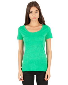 Simplex Apparel SI3030 Ladies Tri-Blend Scoop Neck T-Shirt