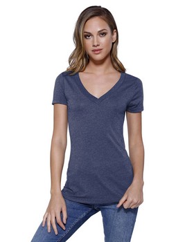 Startee ST1512 Ladies Triblend V-Neck T-Shirt