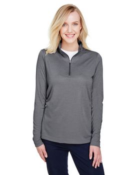Team 365 TT31HW Ladies Zone Sonic Heather Performance Quarter-Zip