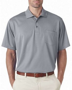Ultraclub 8210P Adult Cool & Dry Mesh Pique Polo with Pocket