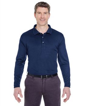 Ultraclub 8405LS Men's Long-Sleeve Performance Polo