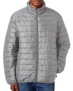 Ultraclub 8469 Adult Quilted Puffy Jacket