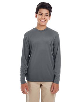 Ultraclub 8622Y Youth Cool &amp; Dry Performance Long-Sleeve Top