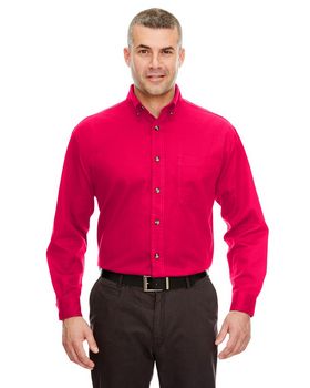 Ultraclub 8960C Adult Cypress Long-Sleeve Twill with Pocket