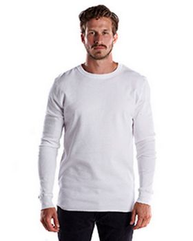 US Blanks US2900 Men's 5.8 oz. Long-Sleeve Thermal Crewneck