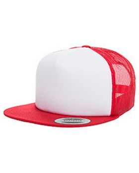 Yupoong 6005FW Foam Trucker with White Front Snapback