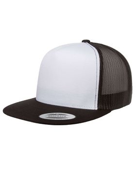 Yupoong 6006W Adult Classic Trucker White Front Panel Cap