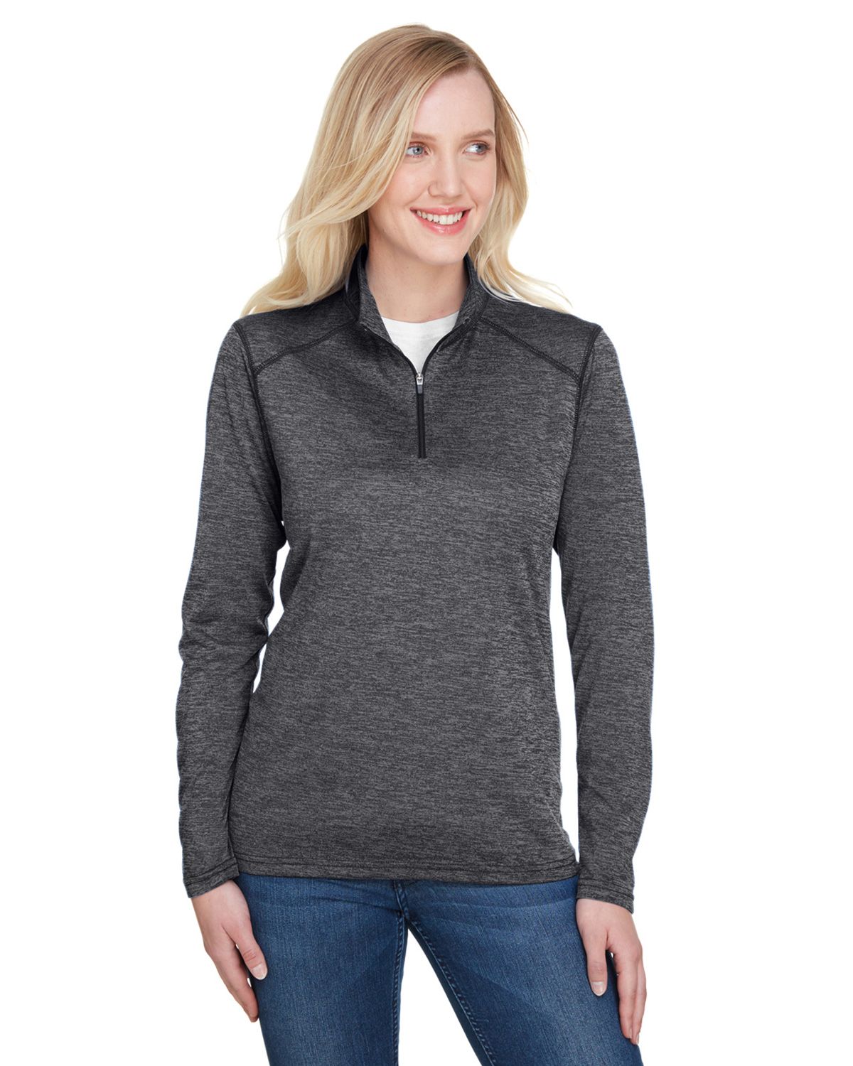 A4 NW4010 | A4 NW4010 Women's Tonal Space-Dye Quarter-Zip