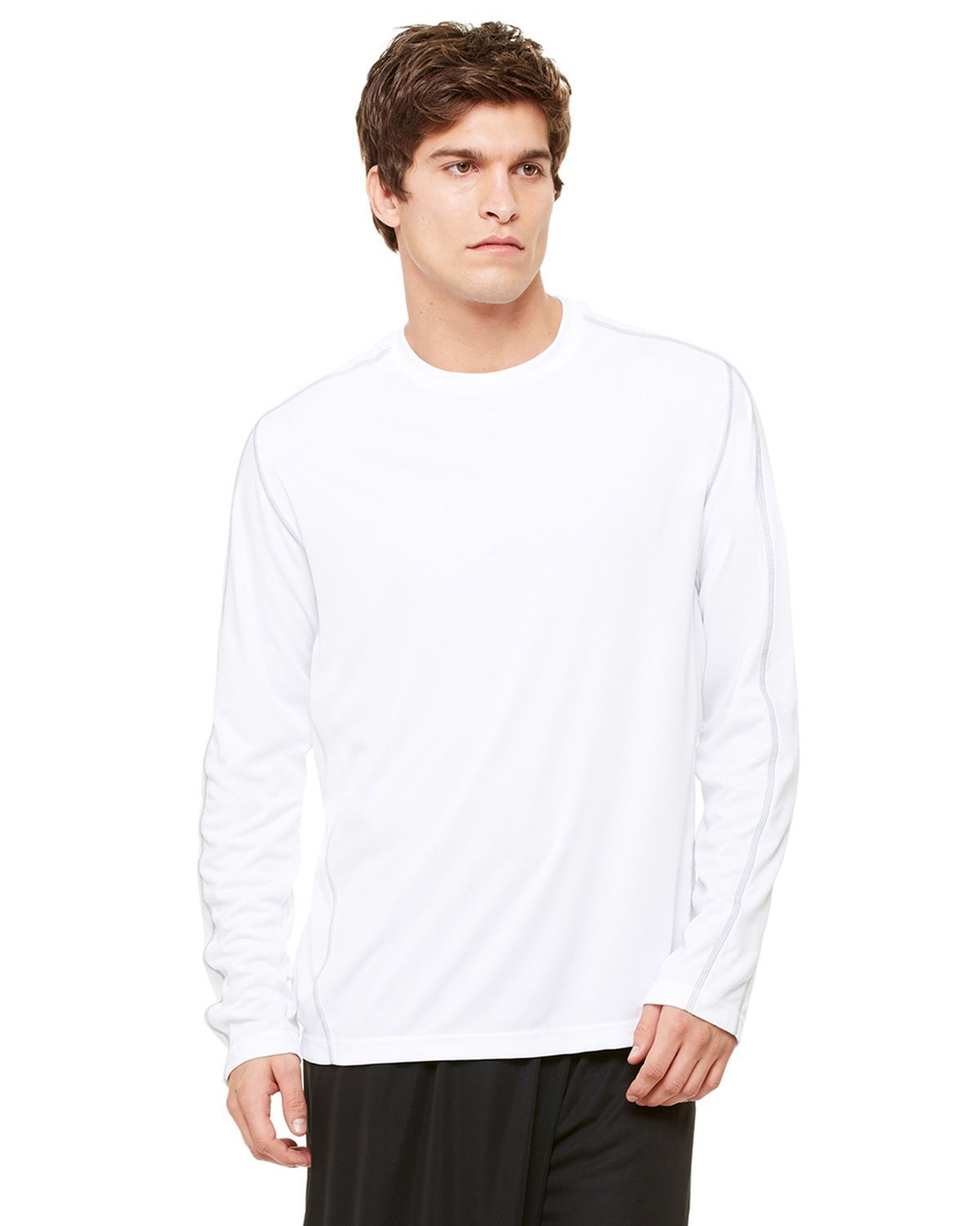 Buy All Sport M3021 Men’s 4.1 oz. Long-Sleeve Edge T-Shirt