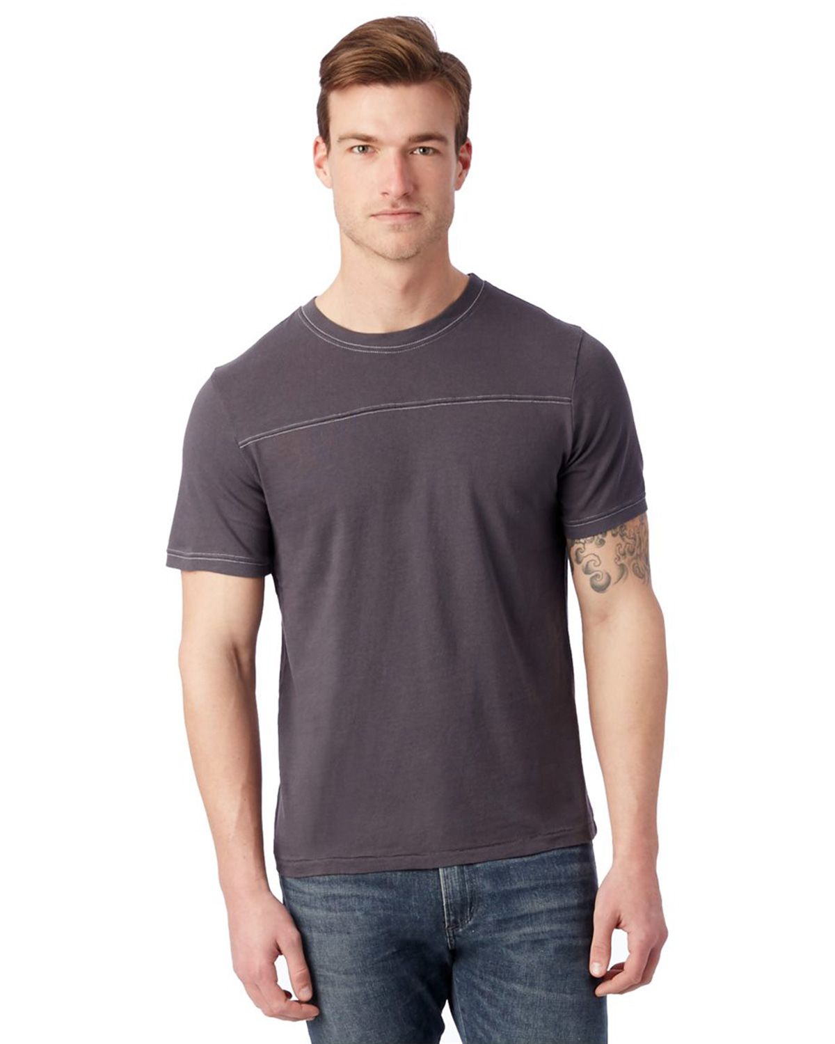 Alternative 1054 | Alternative 1054 Men's Heavy Wash Football Tee