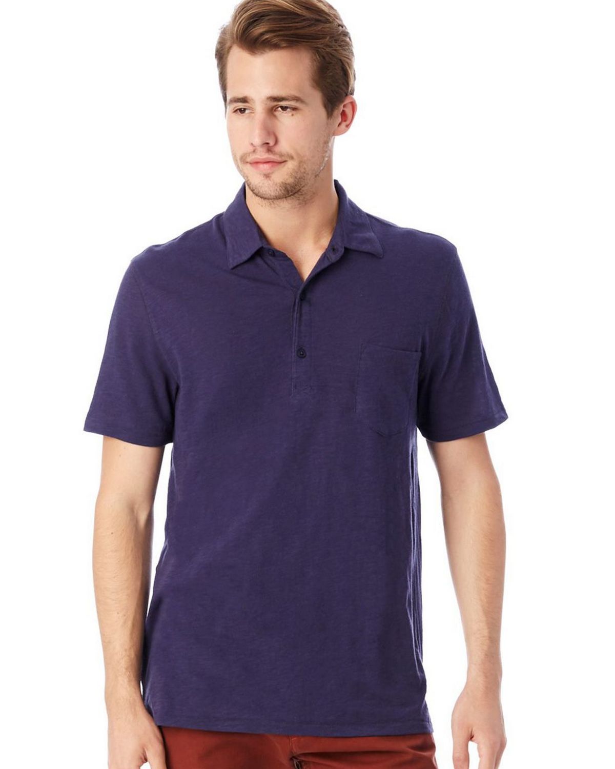 Alternative 4851 | Alternative 4851 Men's Fairway Washed Slub Polo Shirt