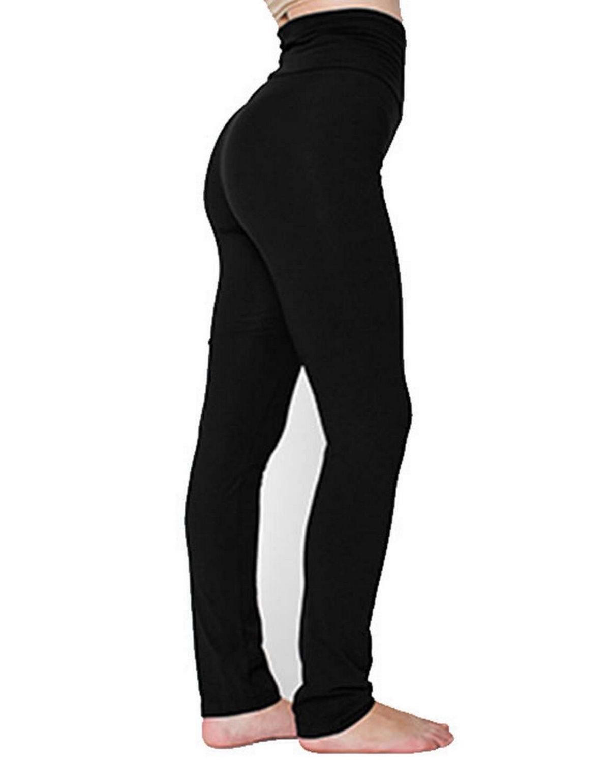 American Apparel 8375W Ladies Cotton/Spandex Yoga Pant
