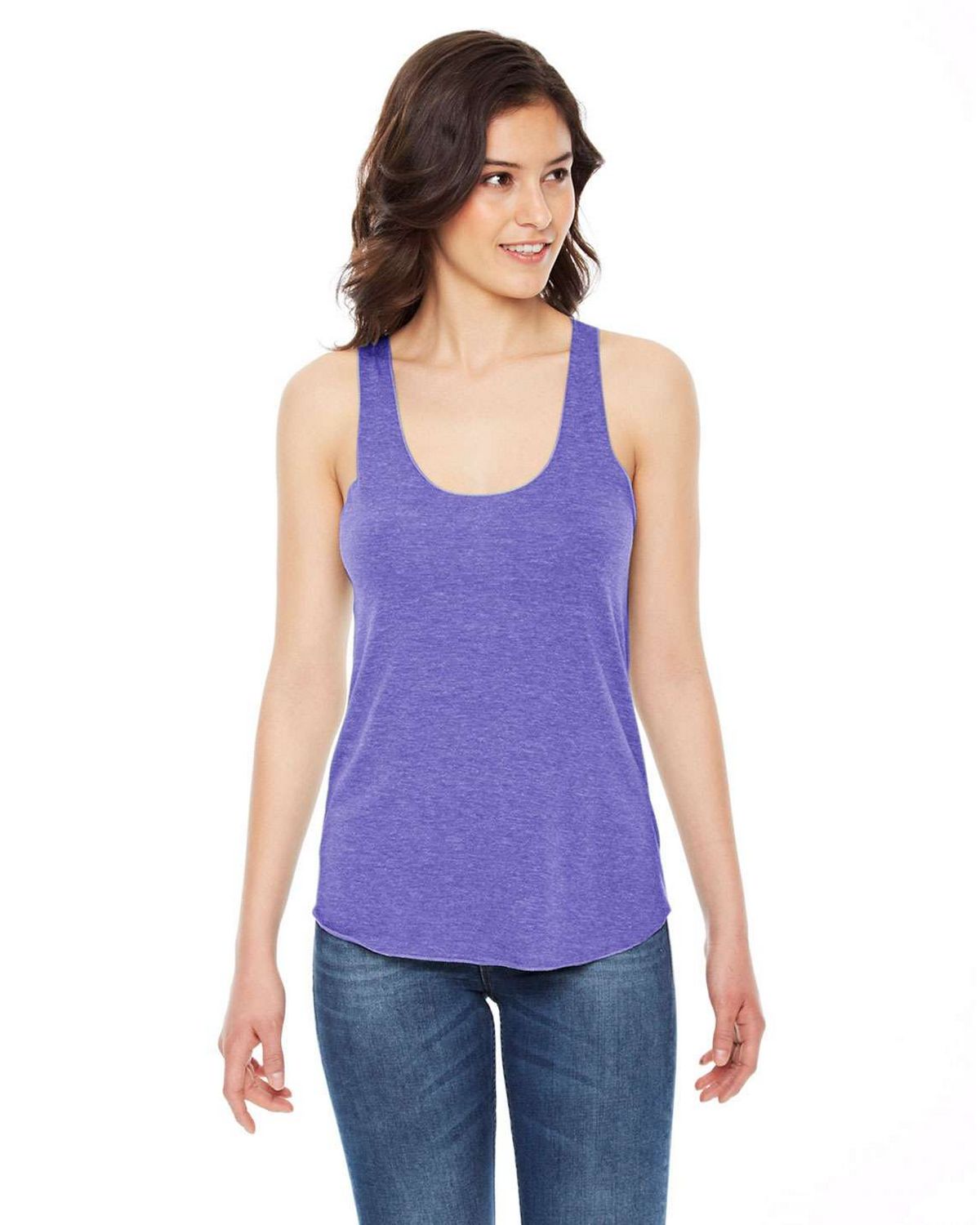 American Apparel TR308W Ladies Triblend Racerback Tank Top