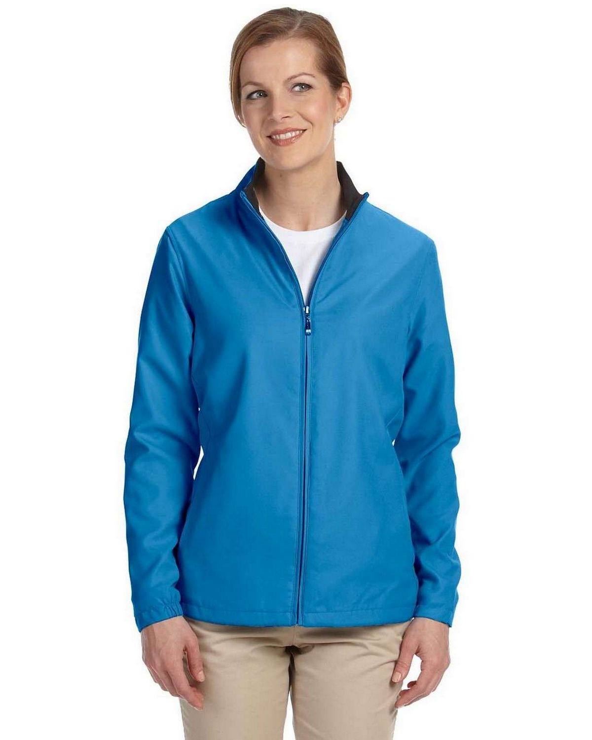 Ashworth 5401C | Ashworth 5401C Women's Full-Zip Lined Wind Jacket