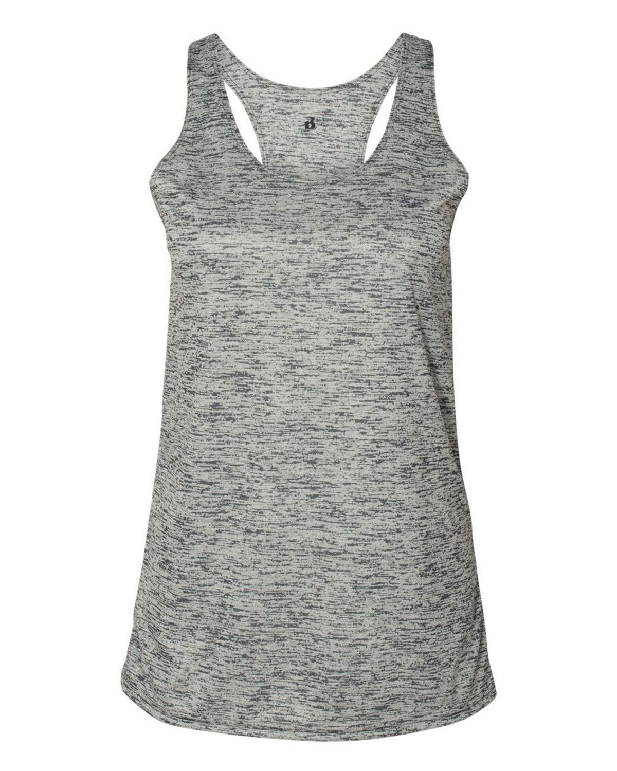 Badger 4161 | Badger 4161 Women's Tonal Blend Racerback Tank