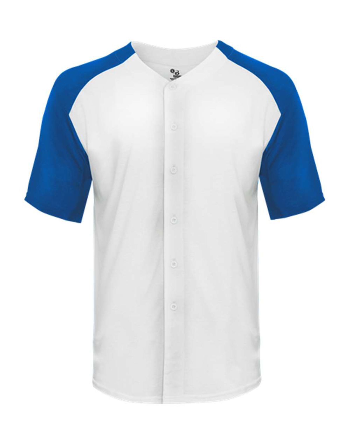 Badger 4950 | Badger 4950 Men's Triblend Full Button T-Shirt