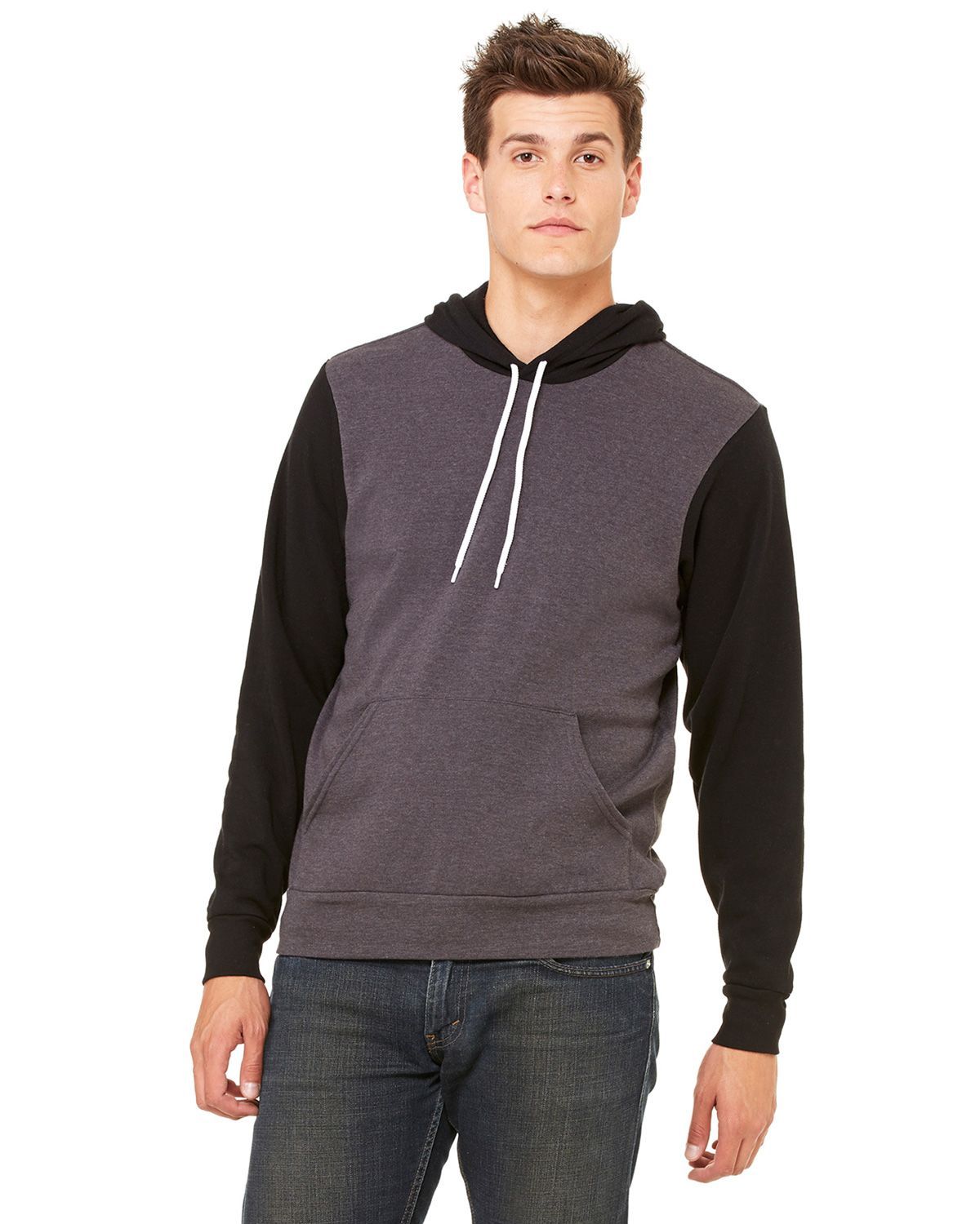 Bella + Canvas 3719 Poly Cotton Fleece Pullover Unisex Hoodie