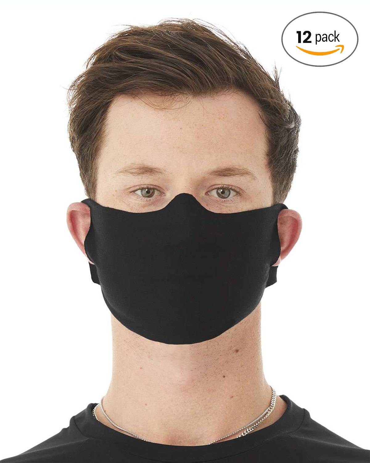 Lightweight Fabric Face Cover Mask 100 Airlume Cotton