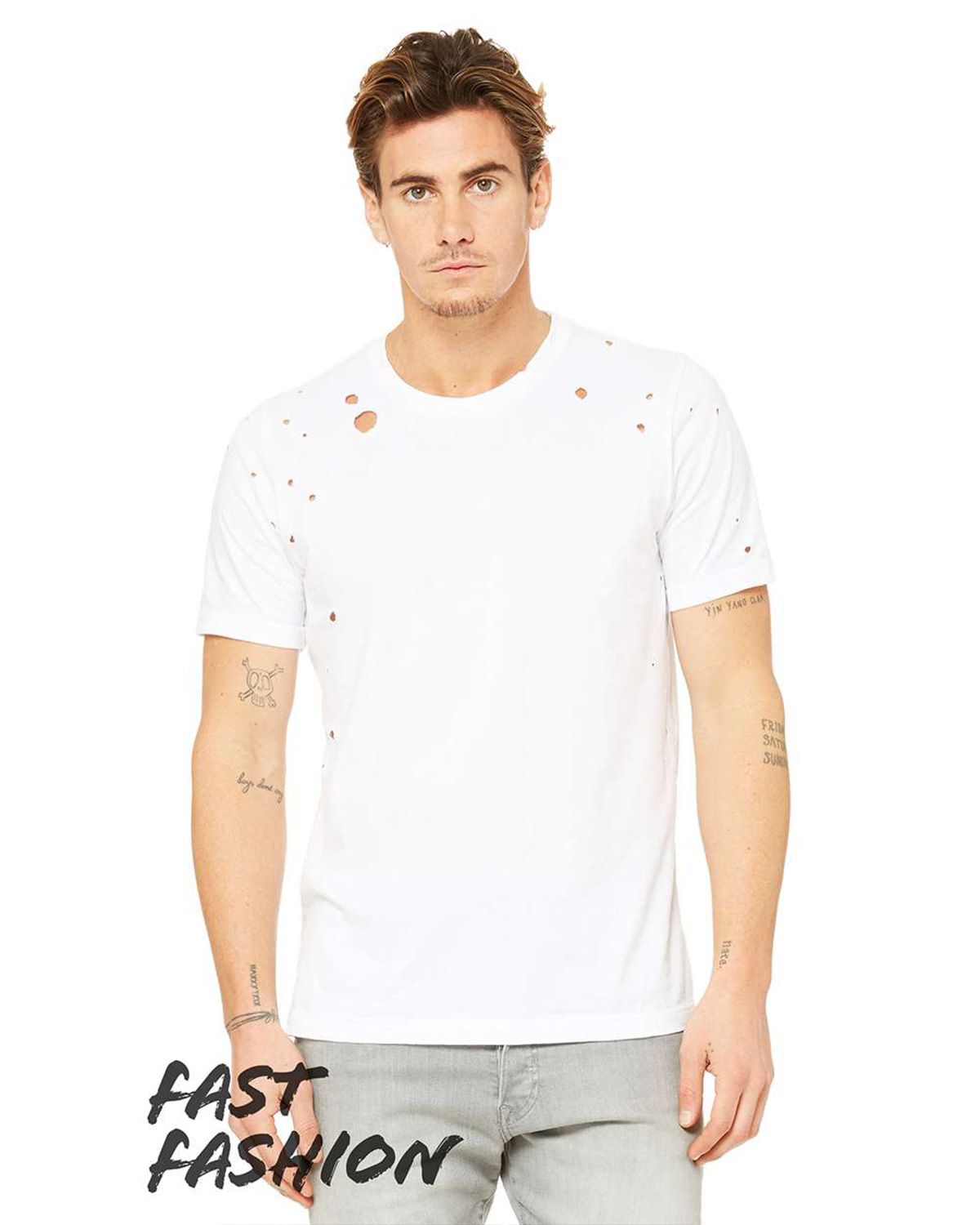 Bella + Canvas 3009 Fast Fashion Unisex Vintage Distressed Tee