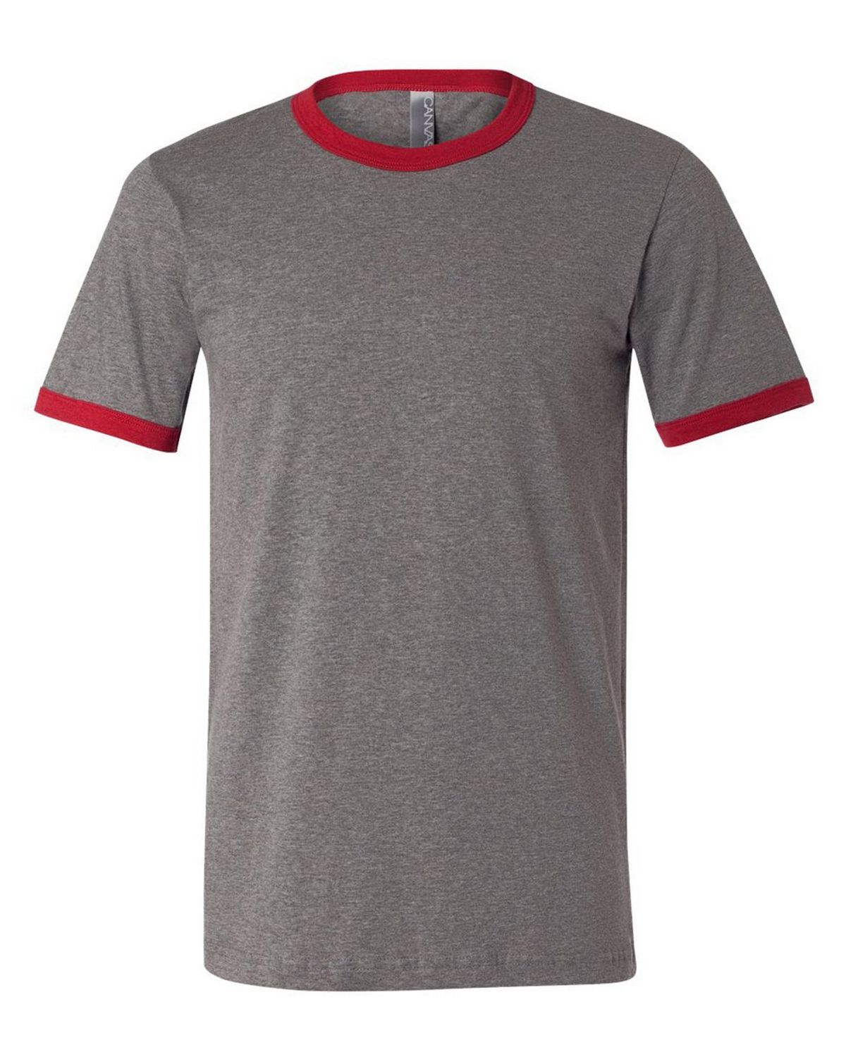 Bella + Canvas 3055 Men's Heather Ringer Jersey Tee