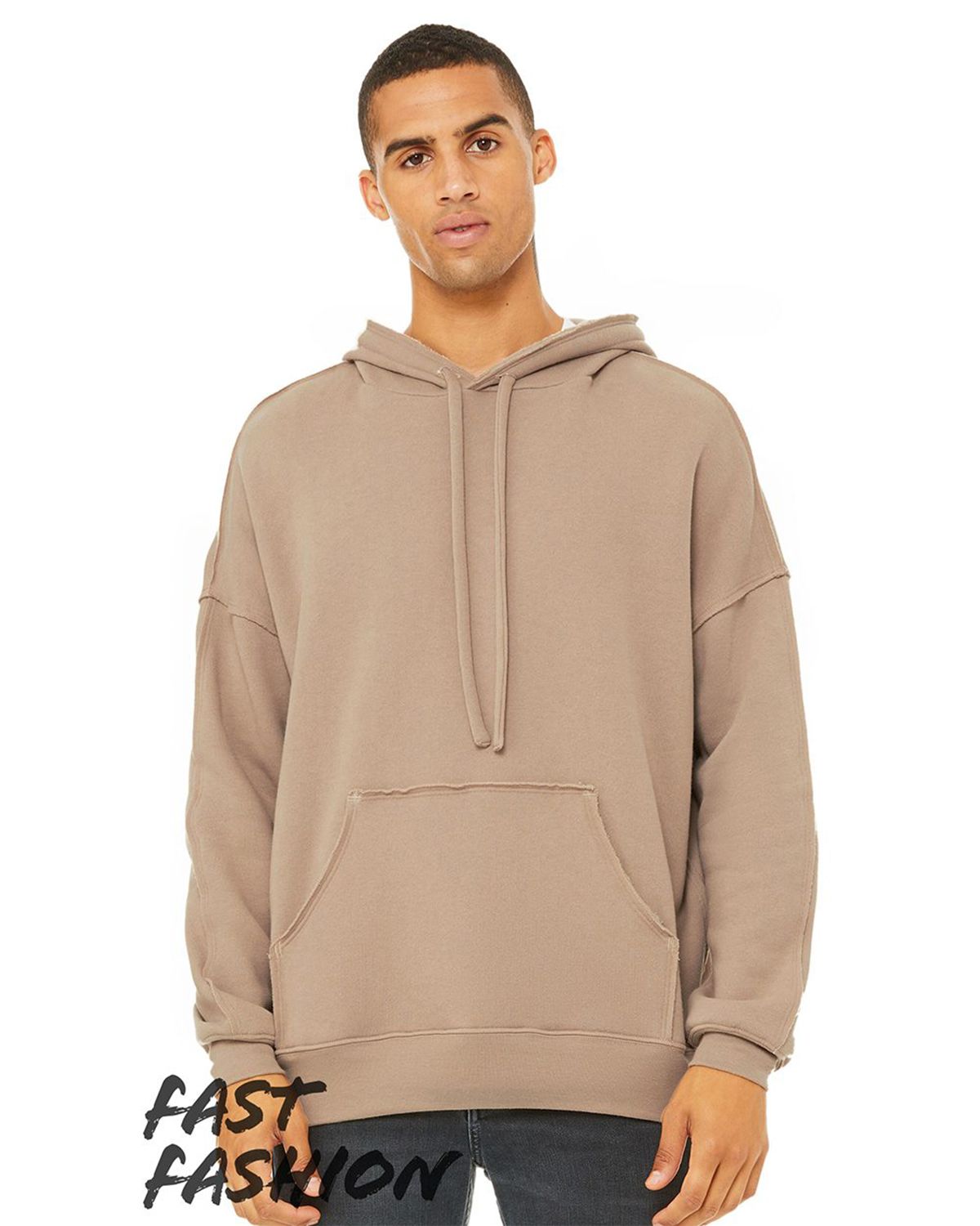 Bella Canvas 3742 | Bella + Canvas 3742 Fast Fashion Unisex Raw Seam Hoodie